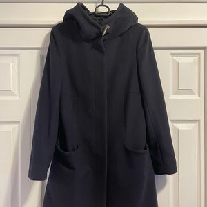 Aritzia Babaton Pearce Wool Coat - Navy, Medium